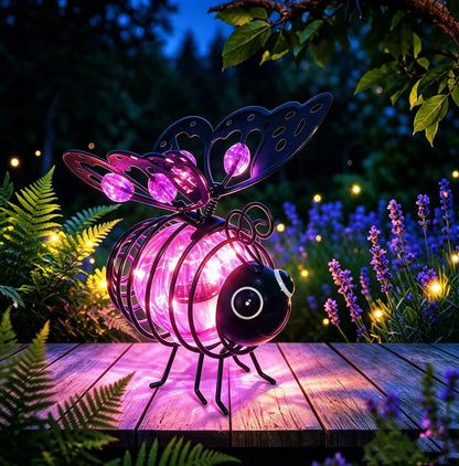 🌙🍃🪴 LIMITED-TIME 50% OFF! Hanging Solar Bee Light – Warm Amber Glow, Flicker-Free, Perfect for Garden Parties, Camping, or Kids’ Rooms – Spread Joy Day and Night 🌞🌜