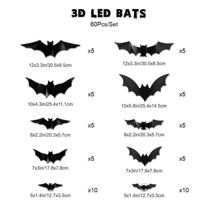 🔥SPOOKY SALE 49% OFF🦇 Halloween LED Bat Decorations