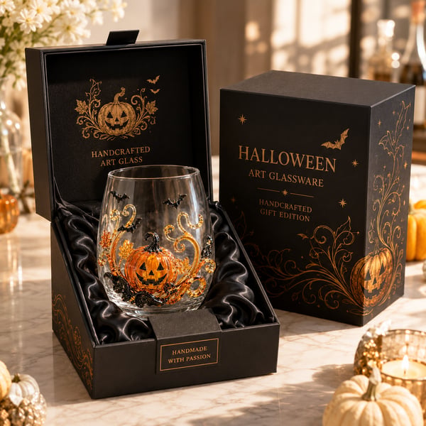 🎃 3D Halloween Glassware Set – Spooky Sips & Party Vibes