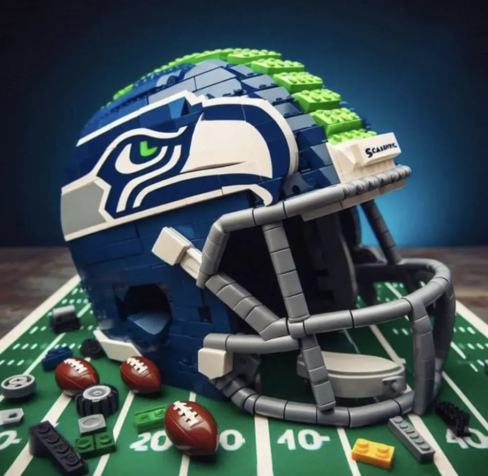 🏈 Football Helmet Building Blocks – 300+ Piece Collectible Model Kit 🎁