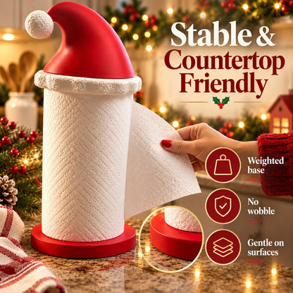 Santa Hat Paper Towel Holder | Festive Kitchen Decor 🎅🎄