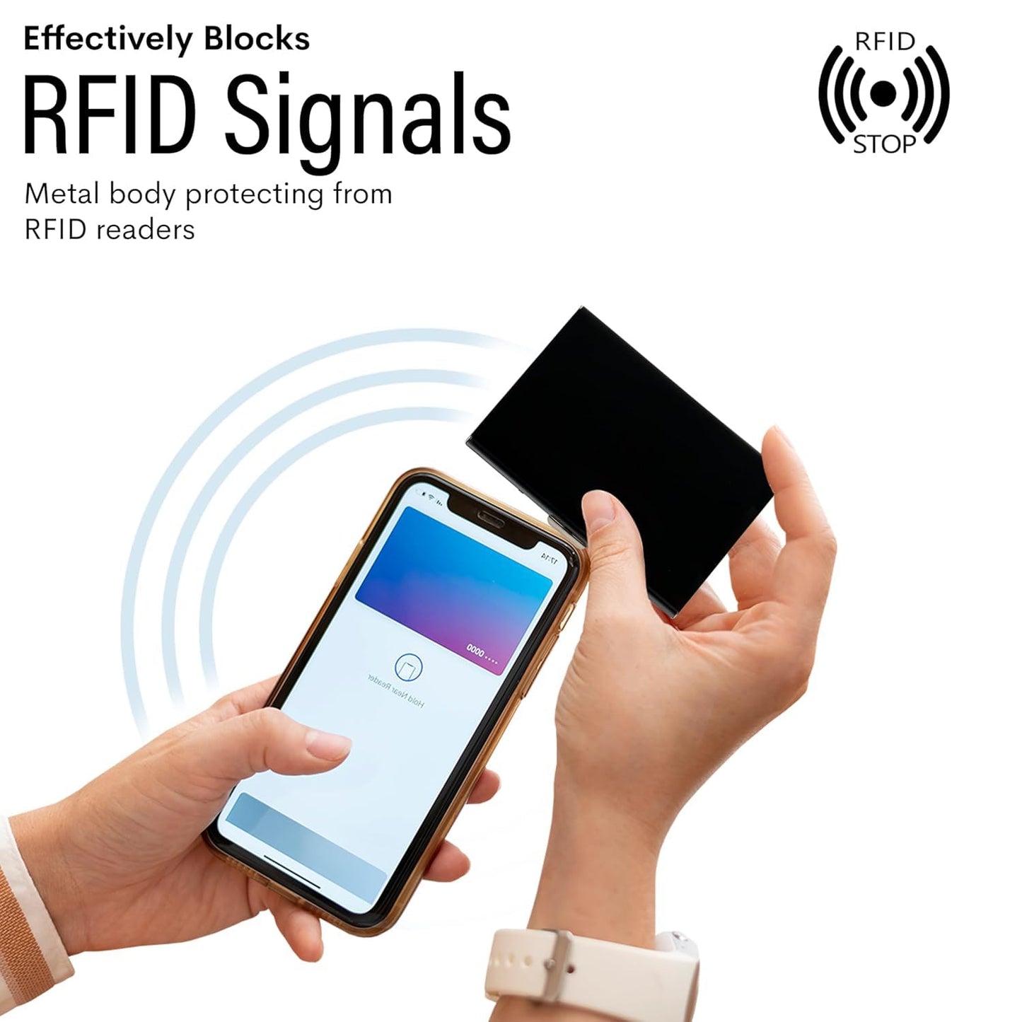 🔥 50% OFF TODAY 💳 RFID Blocking Metal Card Holder