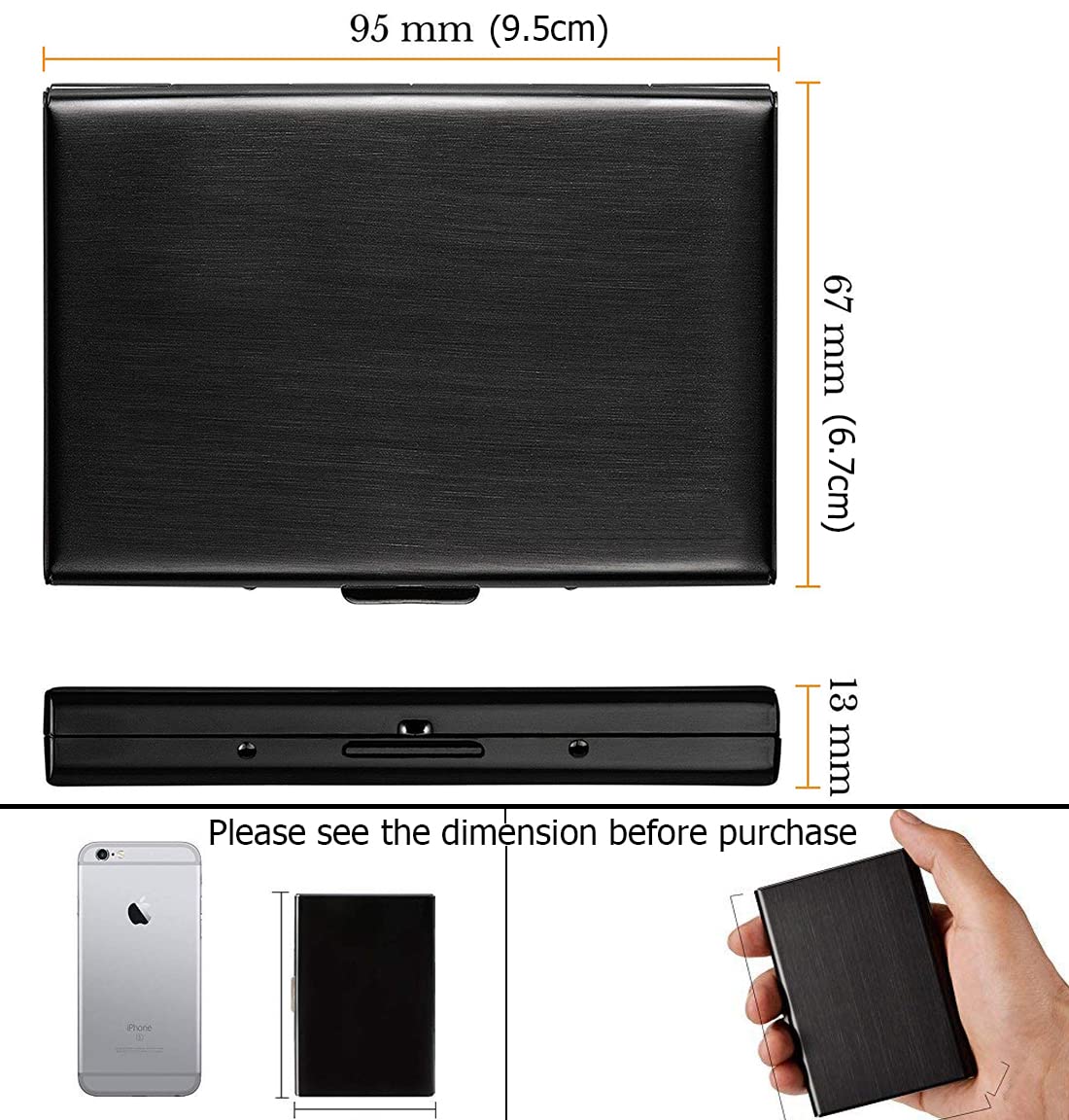 🔥 50% OFF TODAY 💳 RFID Blocking Metal Card Holder