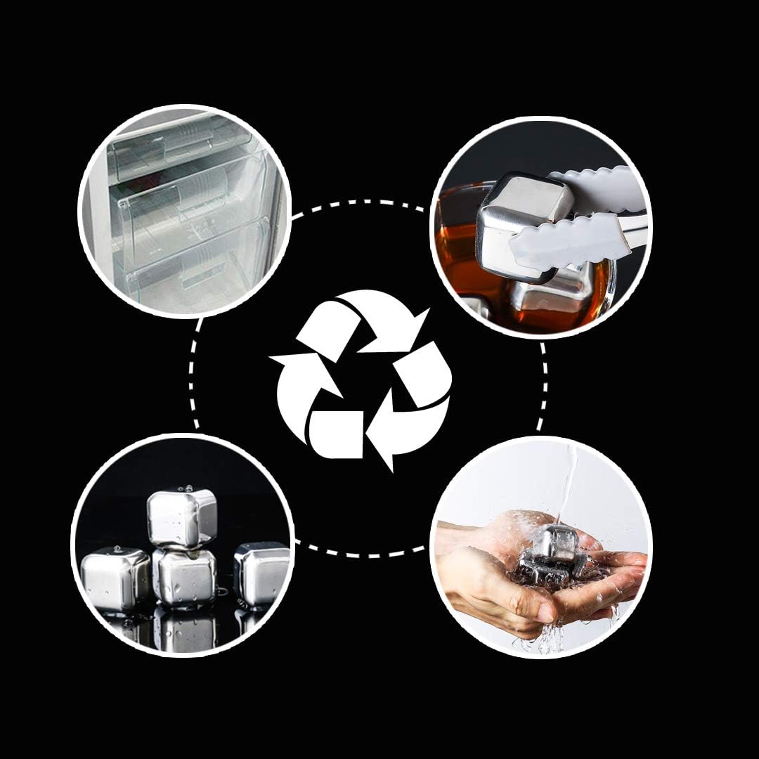 Stainless Steel Quick-Freeze Metal Ice Blocks