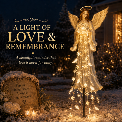 🎁 Today Only: Get 49% Off👼 Angel Blessing Fountain™ Solar Cascading Christmas Garden Light ✨