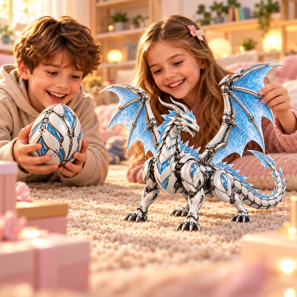 🐉 ORMELIVA Mythic Beasts Transforming Egg Fantasy Figures - 7 Legendary Designs 🥚