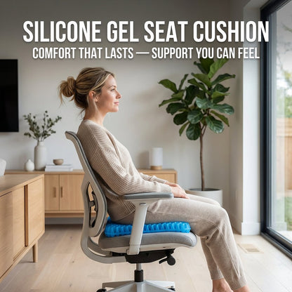 ✨ 🪑 Double-Layer Gel Seat Cushion | Cooling Pressure Relief