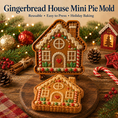 ⏳ Last Day 49% OFF – 🎄 Christmas Mini Pie Mold Collection (8 Festive Designs) 🥧