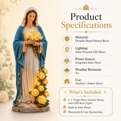 💗 Virgin Mary Garden Light