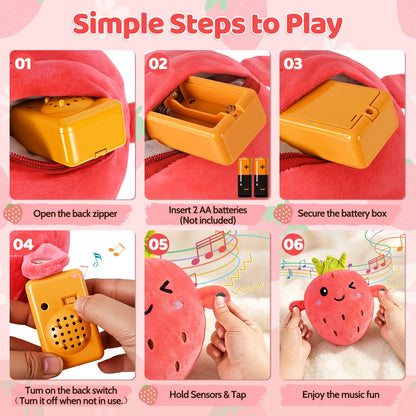 Interactive Music Plush Toy Set – Banana