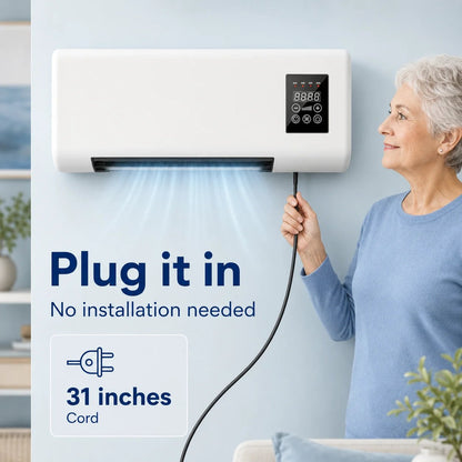 🔥 50% OFF – 2-in-1 Wall-Mounted Heater & Air Cooler