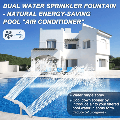 Pool Fountain Waterfall Sprayer – Easy Install Pool Water Feature