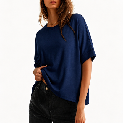 🔥 Soft Oversized Tee Women Love – Comfy, Loose & Flattering ✨
