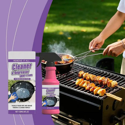 🔥 BBQ Grill Cleaner Spray – Grease & Grime Remover For Post-Cookout Cleanup ✨