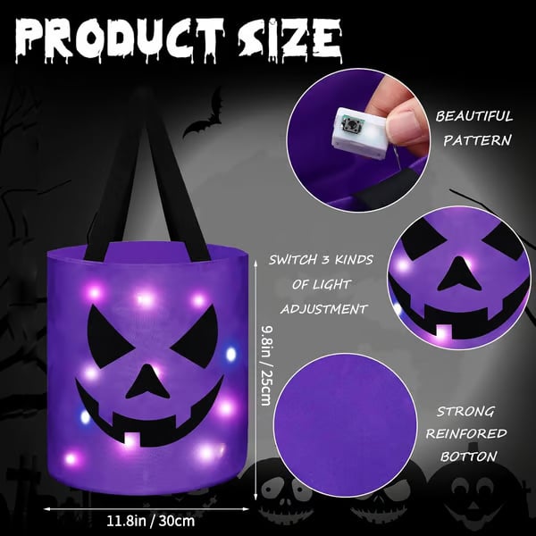 🔥LAST DAY 49% OFF - 🎃 Halloween Candy Bucket Set