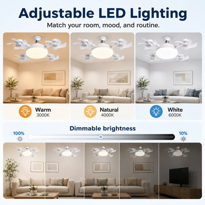 2026 💡 New E27 Socket Ceiling Fan Light