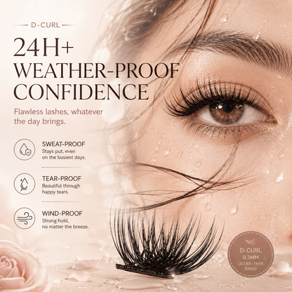 🔥LAST DAY 55% OFF🔥Invisible Lash Kit - 24H Waterproof & Natural Look