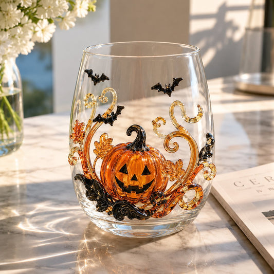 🎃 3D Halloween Glassware Set – Spooky Sips & Party Vibes