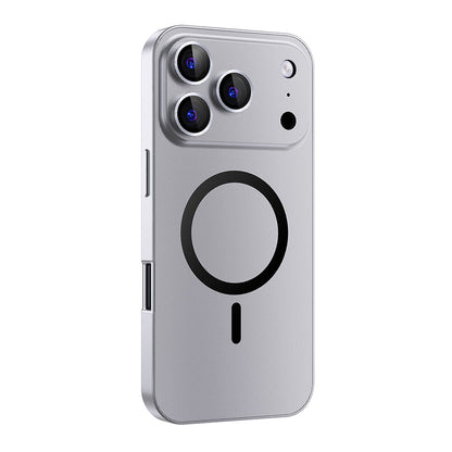 Compatible with iPhone 18 Pro Max Air 16 15 14 13 12 Metalic Magnetic Case with Lens Cover