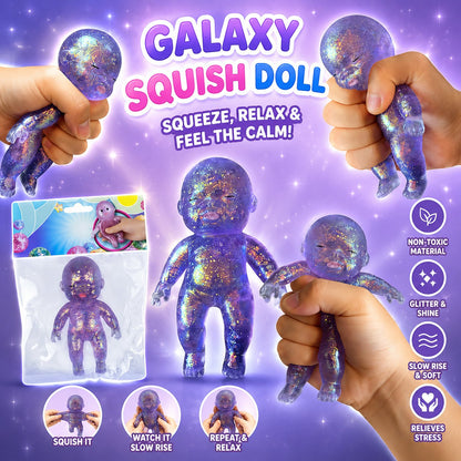 🔥 Jumbo Glitter Squishy – Soft & Stress-Relief!