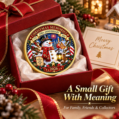 🎄 2026 Christmas 250th Anniversary Commemorative Collectible Keepsake ⭐