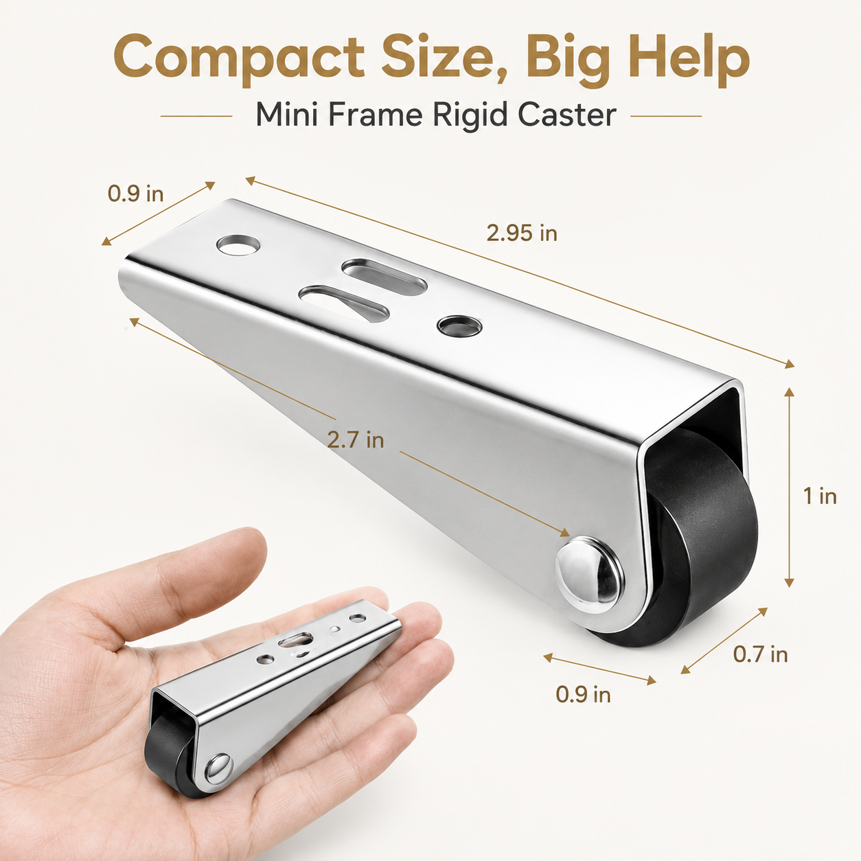 🔥 50K+ Sold! Mini Caster Wheels – Fix Sagging Doors & Move Furniture Easily ✨