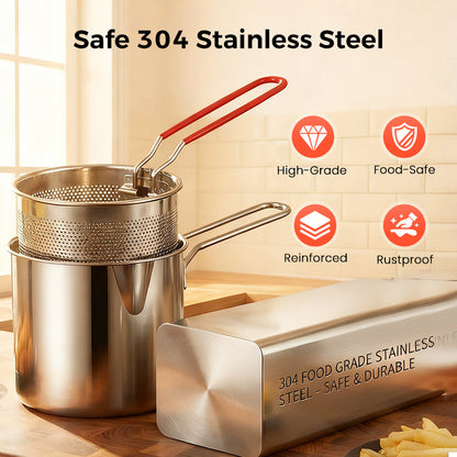 🔥LAST DAY SALE 49% OFF🎁304 Stainless Steel Multifuntional Fryer