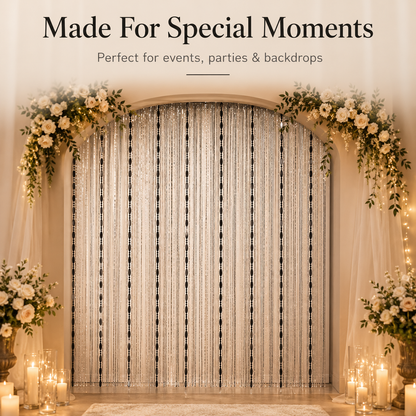 ✨ Elegant Beaded String Door Curtain 🚪