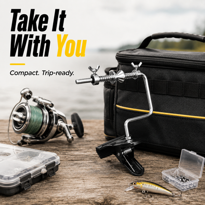 🎣 Universal Portable Fishing Line Spooler