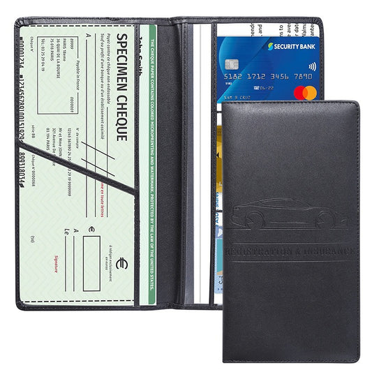 🚨TODAY ONLY – 50% OFF! 🚗 PU Leather Car Document Organizer – Keep Registration & Insurance Cards Neat ✨📄
