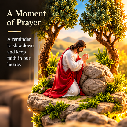 🙏✝️ The Story of Jesus LED Cross Lamp ✨ 6 Biblical Scenes & Meaningful Christian Gift