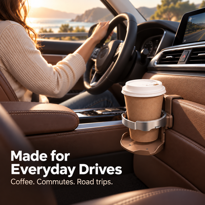 🥤 Compact Space-Saving Foldable Car Cup and Beverage Mount 🚙