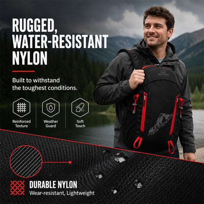 🎒 Ultralight Foldable Travel Backpack – 20–35L Water-Resistant Daypack