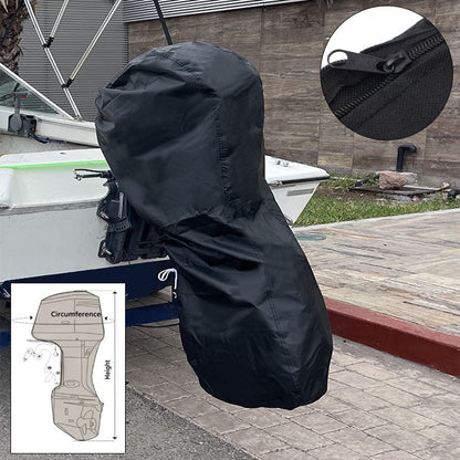 🚤420D Full Outboard Engine Cover – Weather-Resistant Protection for Storage