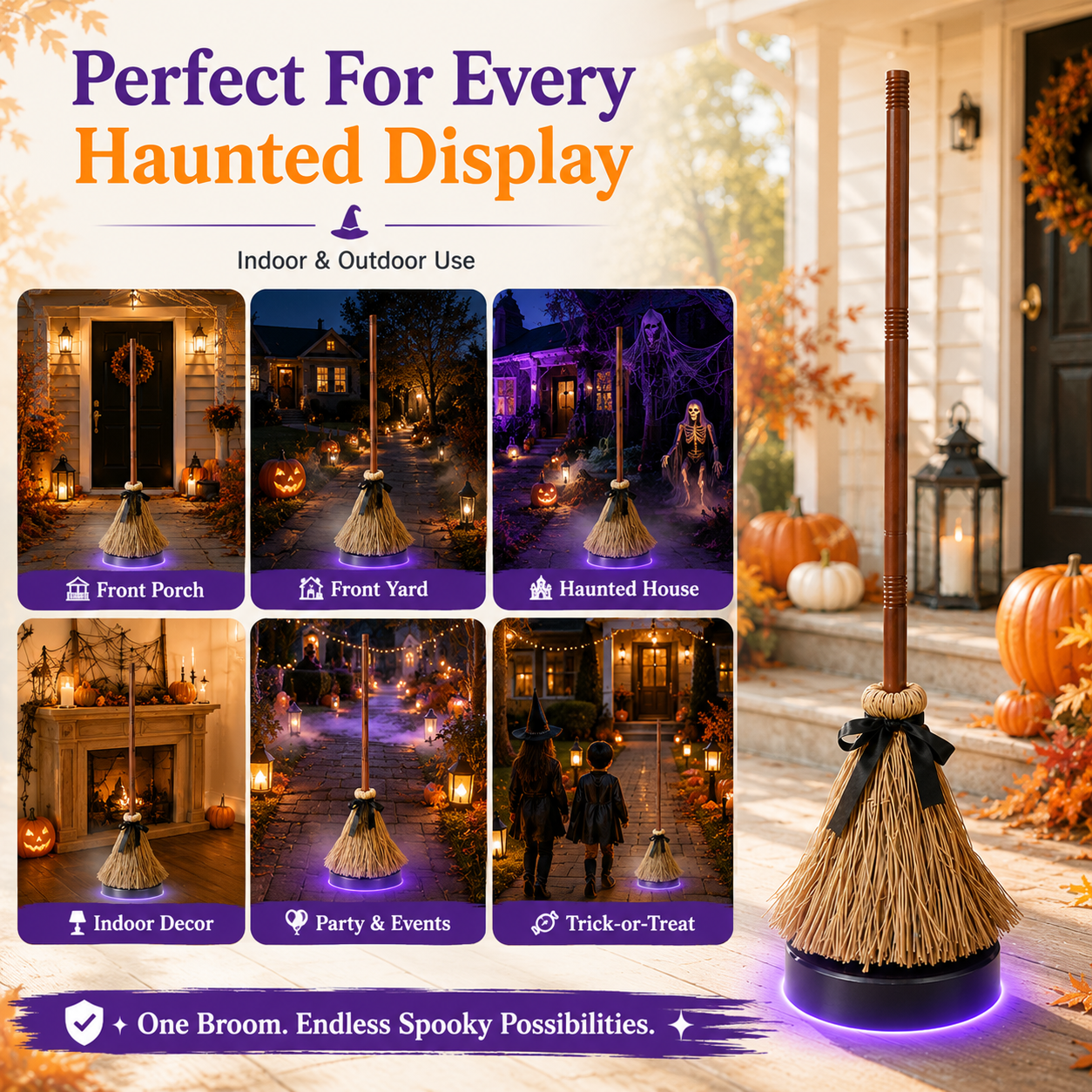 🎃 Halloween Sale 50% OFF |🧹 Magic Floating Witch Broom™ 🧙‍♀️ Animated Sound-Activated Decor