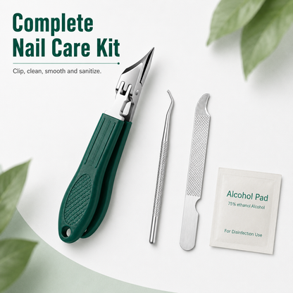 ✂️ Professional 4Pcs Precision Slanted Pedicure Set