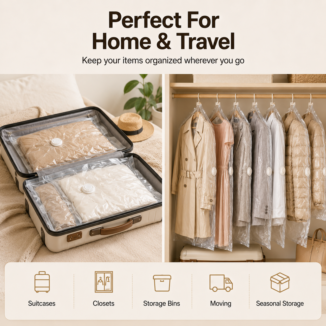 ✨ Hanging Vacuum Closet Bags – Save Space Fast