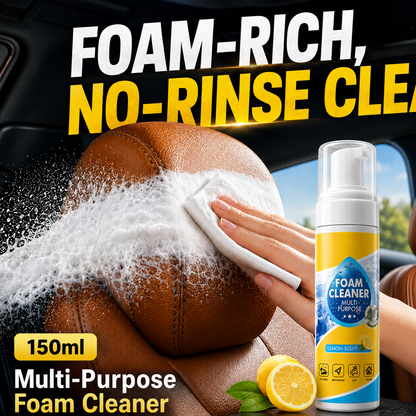 🫧 4-in-1 Multi-Enzyme Foam Cleaner - Instant Stain Remover 🚗