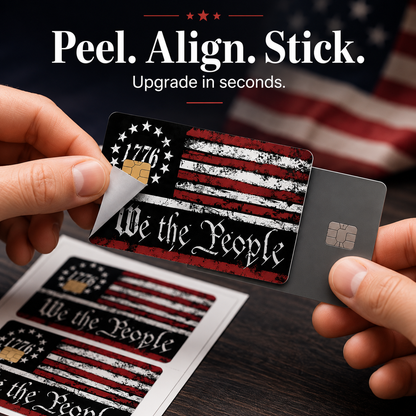 ✨U.S. 250th Anniversary "We the People" Card Sticker 🦅
