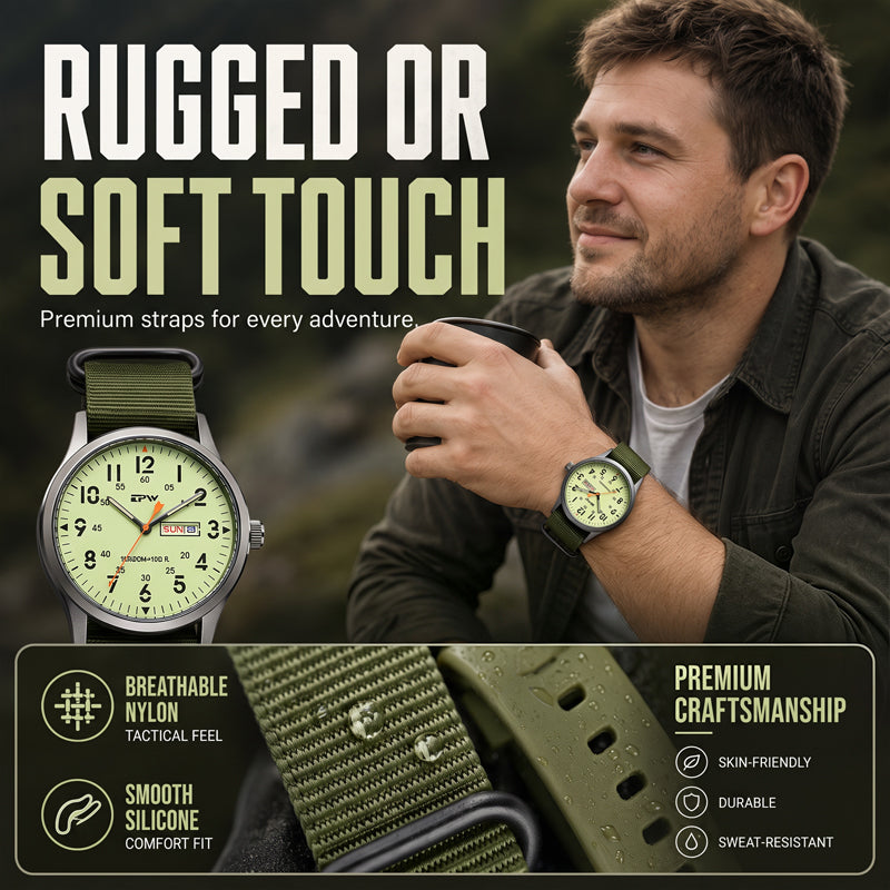 📢📢45% OFF !! ⏰Men's Quartz Watch with Luminous Display