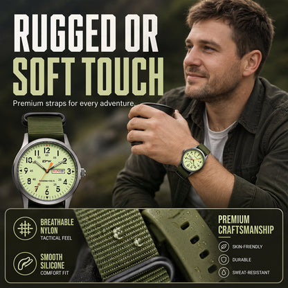 📢📢45% OFF !! ⏰Men's Quartz Watch with Luminous Display