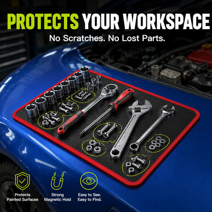 🔥 Father’s Day Magnetic Tool Mat – Keep Screws Sockets & Tools Locked in Place
