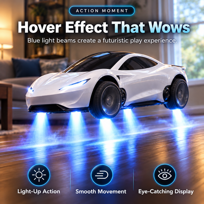🚀 FutureDrive™ RC Roadster – Futuristic Hover-Effect Car with Stunning Blue LED Lights