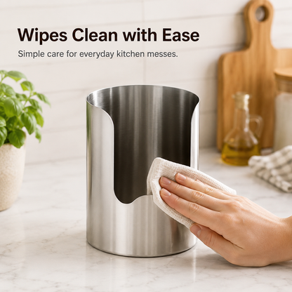 🍳 Stainless Steel Utensil Holder Caddy for Kitchen Countertop 🥢