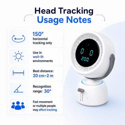 🤖 Smart Head-Tracking AI Desk Fan 🌬️