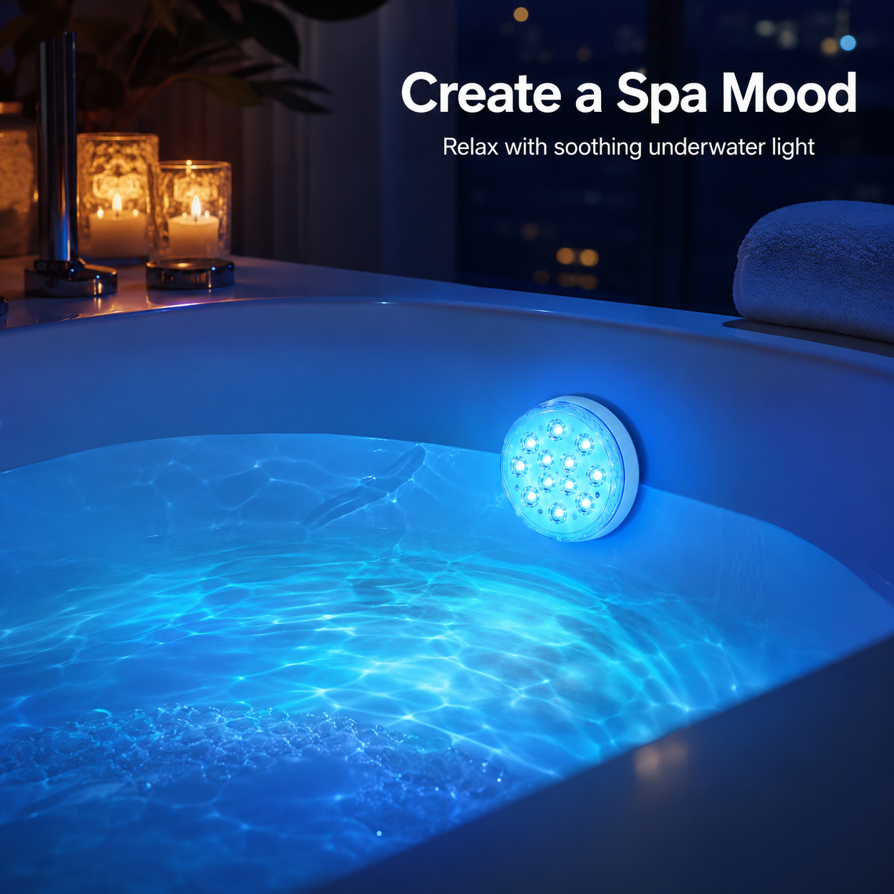 Upgraded Waterproof LED Light with Remote Control