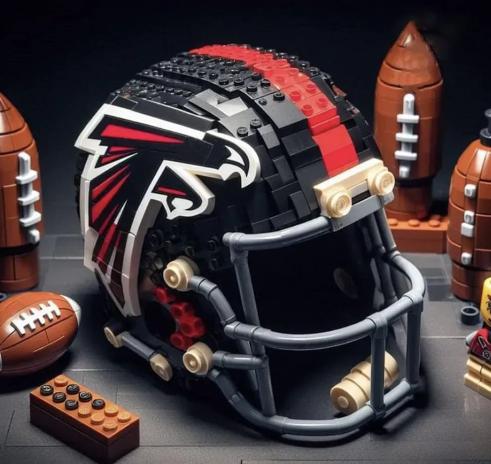 🏈 Football Helmet Building Blocks – 300+ Piece Collectible Model Kit 🎁