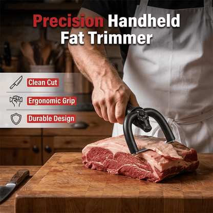 🥩 Precision Meat Fat Trimmer – Ergonomic Stainless Steel Meat Trimming Tool 🔪