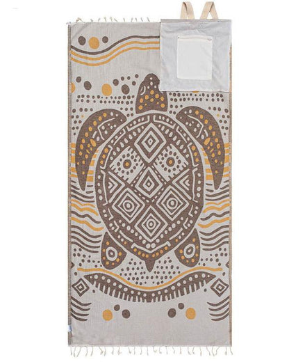 ⏰LAST DAY 49% OFF - 🏖️2-in-1 Convertible Towel & Backpack with Inner Zip Pocket & Sand-Repelling Fabric