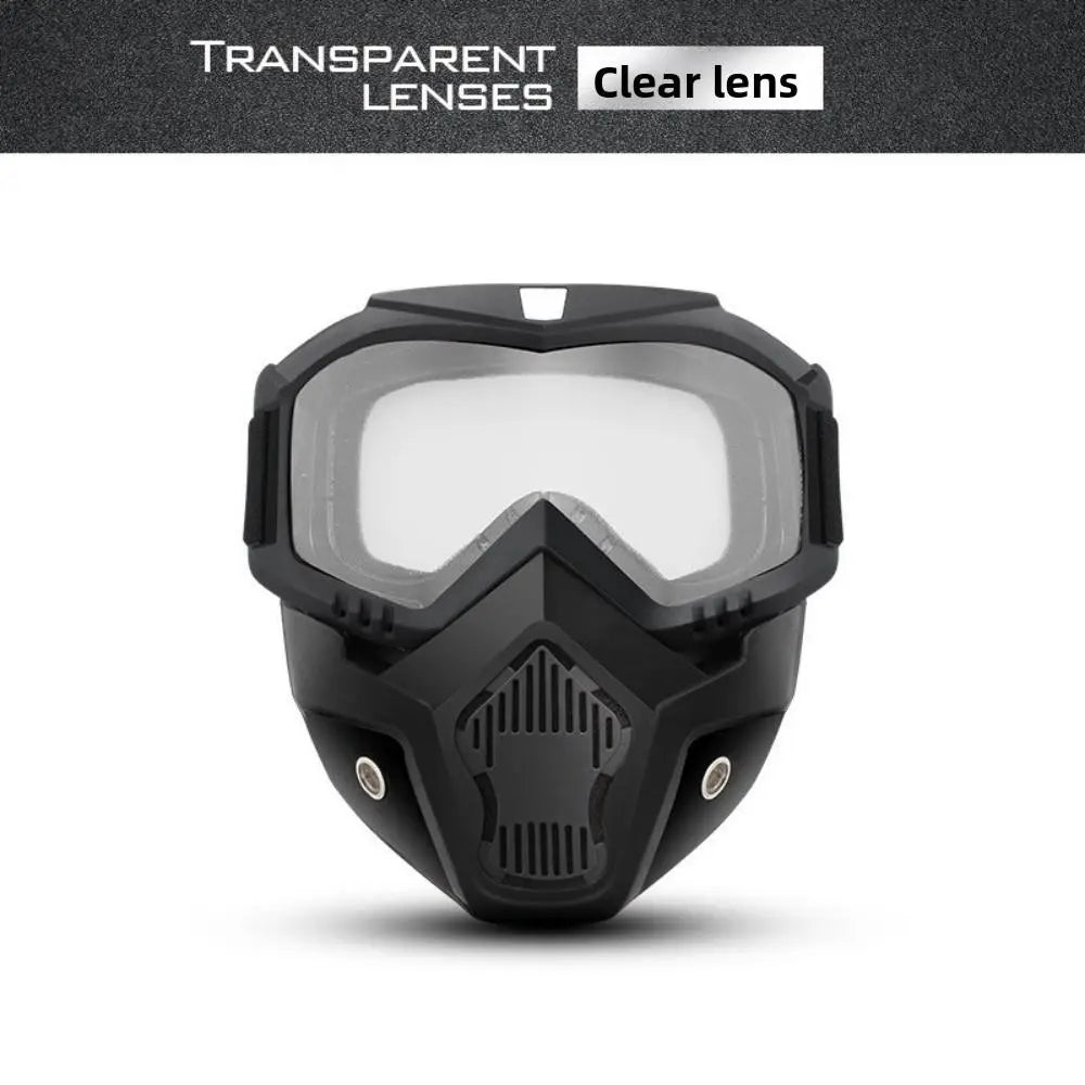 Detachable Full Face Goggle Mask